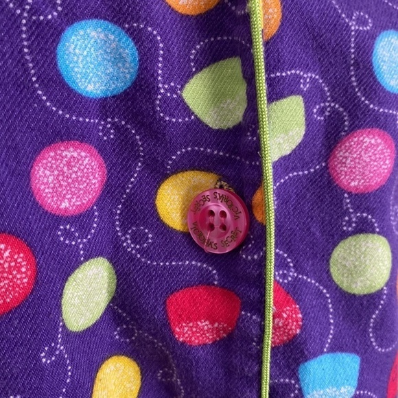 Vintage Y2K Victoria’s Secret gumdrop flannel pj set - Picture 6 of 10